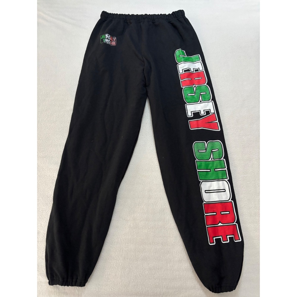 Jersey Shore Shore Store Sweatpants Black Jerzees NuBlend Joggers Mens XL